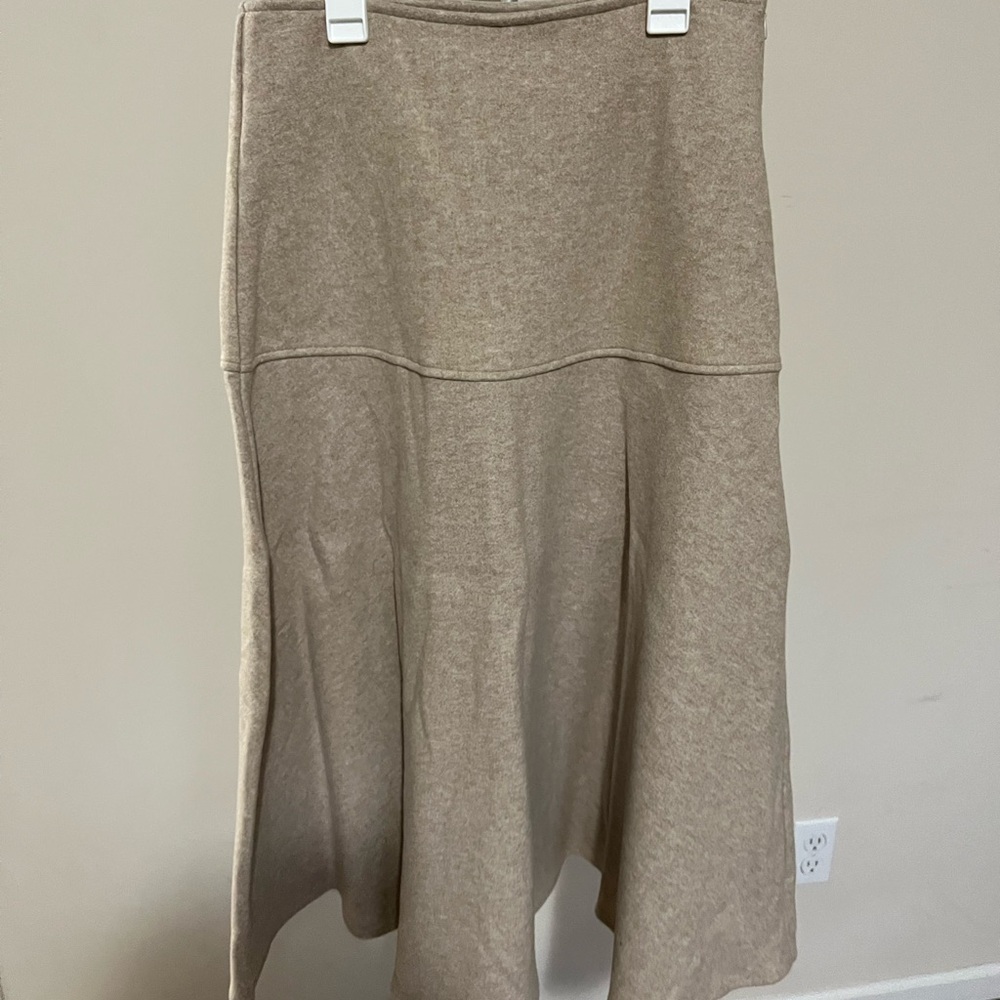 OGL Beige Midi Skirt